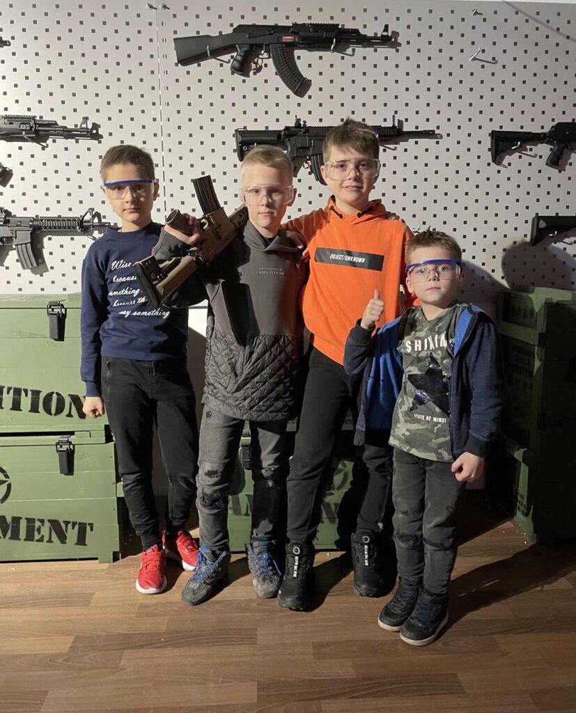 Детские дни рождения в стрелковом тире HELLFIRE